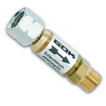 GOK Schlauchbruchsicherung SBS/AU 50mbar 1,5kg/h G1/4LH ÜMxG1/4LH