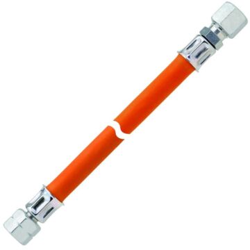GOK Schlauchleitung Gas PS 6bar, G1/4LH-ÜMxRVS8x1500