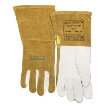 WELDAS WIG-Schweißerhandschuh Ziegenleder 10-1007 (Schweißerhandschuh) 