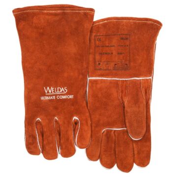 WELDAS MIG/MAG-Schweißerhandschuh Rindspaltleder 10-2392 (Schweißerhandschuh) 