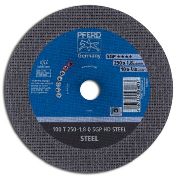 PFERD TRENNSCHEIBE 100 T 250-1,8 Q SGP HD STEEL/30,0 NR. 66322130, PFERD TOOLS