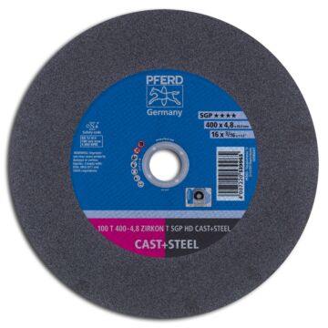PFERD TRENNSCHEIBE SGP HD CAST+STEEL 100 T400-4,8 ZIRK T / 40, PFERD TOOLS