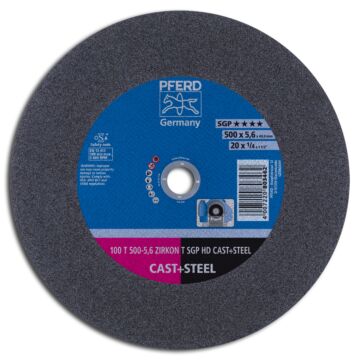 PFERD TRENNSCHEIBE SGP HD CAST+STEEL 100 T500-5,6 ZIRK T / 40, PFERD TOOLS