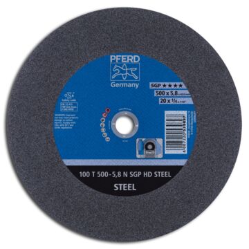 PFERD TRENNSCHEIBE 100 T 500-5,8 Q SGP HD STEEL/40,0 NR. 66325140, PFERD TOOLS