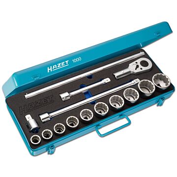 HAZET Steckschlüssel-Garnitur 3/4" 15tlg. Nr.1000Z