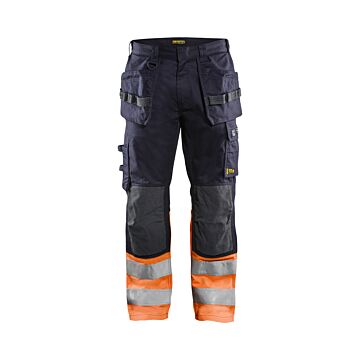 BLAKLÄDER  Multinorm Arbeitshose Inhärent marine/orange
