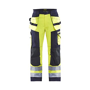 BLAKLÄDER  Multinorm Arbeitshose HighVis gelb/marine