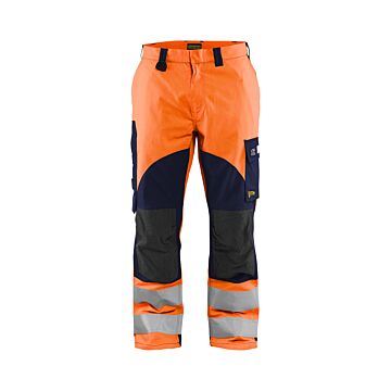 BLAKLÄDER  Multinormbundhose Inhärent HighVis orange/marine (Arbeitshose) 