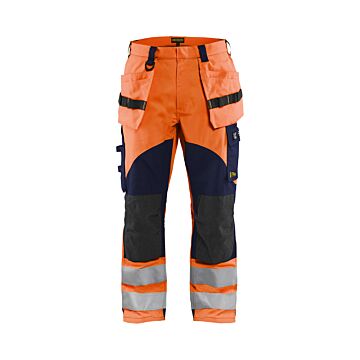 BLAKLÄDER  Multinormbundhose Inhärent HighVis orange/marine (Arbeitshose) 