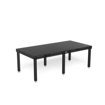 SIEGMUND Schweißtisch Professional 750 2400x1200x100 Plasmanitriert Fuß Grundausstattung 750 System 16