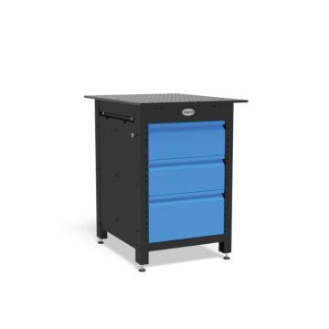 SIEGMUND Workstation 0806 geschlossen, inkl. 3 Schubladen