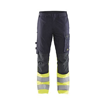 BLAKLÄDER  Multinormbundhose Inhärent marine/HighVis gelb (Arbeitshose) 