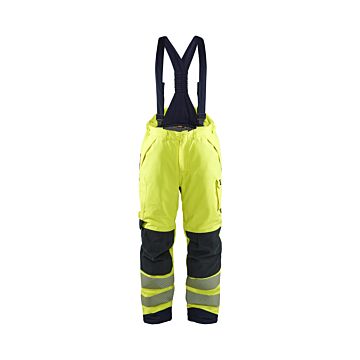 BLAKLÄDER Multinormwinterlatzhose 1817 HighVis gelb/marine (Thermolatzhose) 