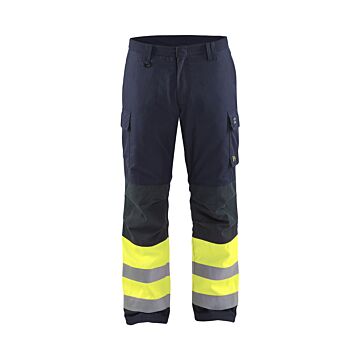 BLAKLÄDER  Multinormwinterbundhose marine/ HighVis gelb