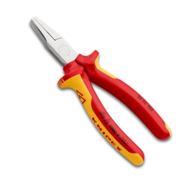 KNIPEX Flachzange VDE 160mm 2-Komponenten-Griff Nr. 20 06 160