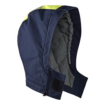 BLAKLÄDER Multinorm Winterkapuze marine/HighVis gelb