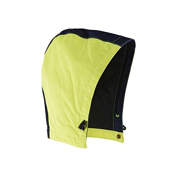 BLAKLÄDER Multinorm Winterkapuze HighVis gelb/marine onesize