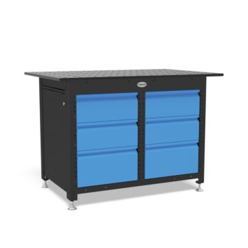 SIEGMUND Siegmund Workstation 1208 geschlossen, inkl. 6 Schubladen