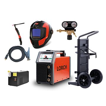LORCH WIG-Schweißanlage T 220 AC/DC ControlPro PM wassergekühlt inkl. Transportwagen GEAR SET