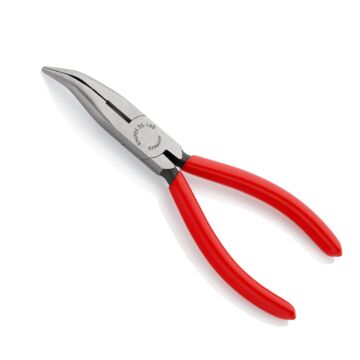 KNIPEX Radiozange poliert, gewinkelt 160mm Kunststoff-Griff  Nr. 25 21 160