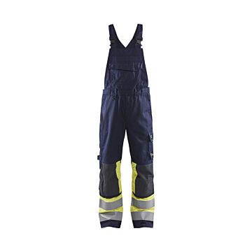 BLAKLÄDER Multinormlatzhose 2607 Kl. 1 marine/HighVis gelb