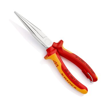 KNIPEX Flachrundzange VDE TT 200mm, mit Mehrkomponentengriff
