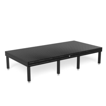 SIEGMUND Schweißtisch Professional 750 4000x2000x200 Plasmanitriert Fuß Grundausstattung 650 System 28
