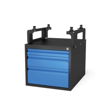 SIEGMUND Sub Table Box für System 28 abschließbar, für Basic , nkl. 3 Schubladen, System 28
