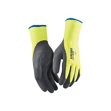 BLAKLÄDER Winterhandschuh Handwerk gefüttert, Latex HighVis gelb (Winterhandschuh) 