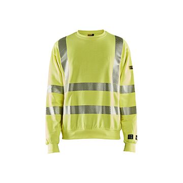 BLAKLÄDER Multinorm Sweatshirt 3087 HighVis gelb (Arbeitspullover) 