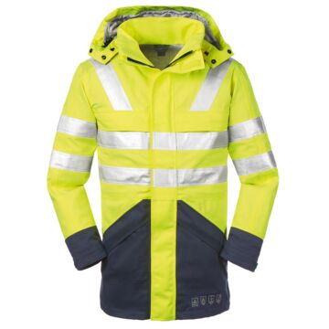 4PROTECT Multinormjacke EDMONTON leuchtgelb/navy