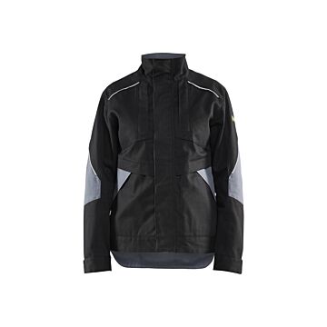 BLAKLÄDER Damen Flammschutz Arbeitsjacke Schwarz/Grau
