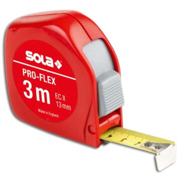 SOLA Taschenbandmaß Pro-Flex 3Mx13mm (Maßband) 