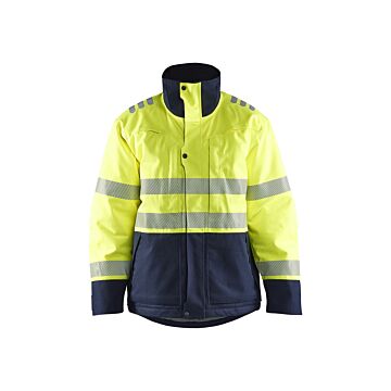 BLAKLÄDER Multinorm Winter Arbeitsjacke 4517 HighVis gelb/marine
