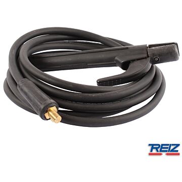 E-Hand Schweißkabel H01N2-D  25mm² -  5m mit Stecker KS 25 ( 9 MM ) und Elektrodenhalter, CAB WELDING