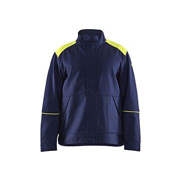 BLAKLÄDER  Schweisser Arbeitsjacke marine/ HighVis gelb