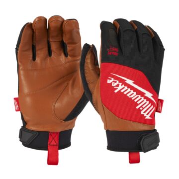 MILWAUKEE Arbeitshandschuhe Leder Hybrid (Arbeitshandschuh) 