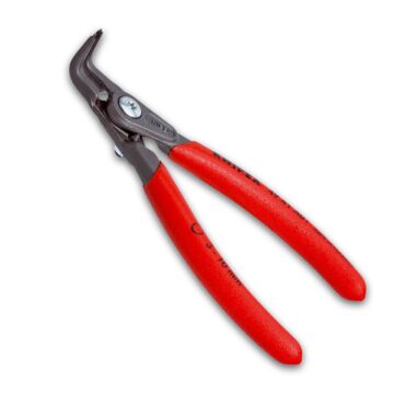 KNIPEX Präzisions-Sicherungsringzange gebogen A 01 außen 3-10mm mit Öffnungsbegrenzung