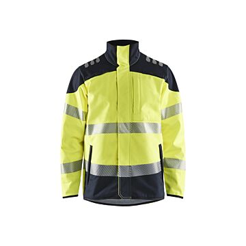 BLAKLÄDER Multinormsoftshelljacke 4948 HighVis gelb/marine