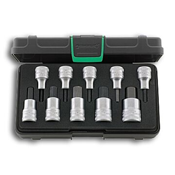 STAHLWILLE Schraubendrehereinsatz Garnitur 1/2" 10tlg. i6kt.