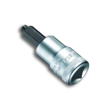 STAHLWILLE Schraubendreher-Einsatz 1/2" für 6-kant-Schrauben, mit Bohrung, Nr. 54 IC