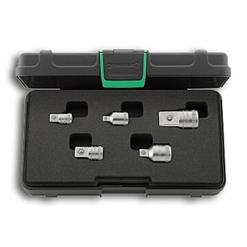 STAHLWILLE Adaptersatz 5-teilig, 1/4"-1/2"