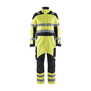 BLAKLÄDER  Multinormoverall HighVis gelb/marine (Arbeitsoverall)