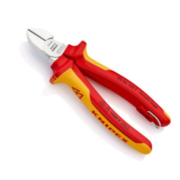 KNIPEX Seitenschneider VDE TT 160mm, mit Mehrkompentenheft