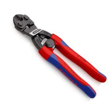KNIPEX Bolzenabschneider Mini, Nr.7112, mit Feder 200mm, 2-Komponenten-Griff