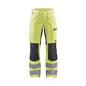 BLAKLÄDER  Damenmultinormhose Inhärent HighVis gelb/marine