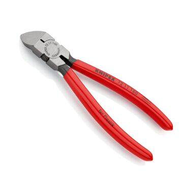 KNIPEX Kunststoff-Seitenschneider 160mm 45Gr. gewink. Kunststoff-Griff Nr. 72 11 160