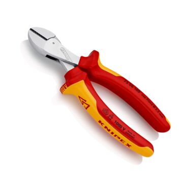 KNIPEX Kompakt-Seitenschneider VDE 160mm mit Kunststoff-Griff