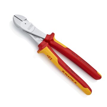 KNIPEX Kraft-Seitenschneider verchromt VDE  (5325)