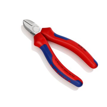 KNIPEX Seitenschneider Elektromechanik verchromtisoliert, 125mm